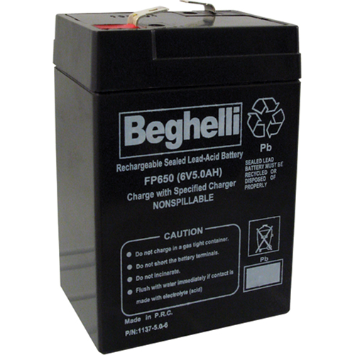 Sealed Lead Acid Batteries, 6 V, 5 Ah Seaboard Timber Mart