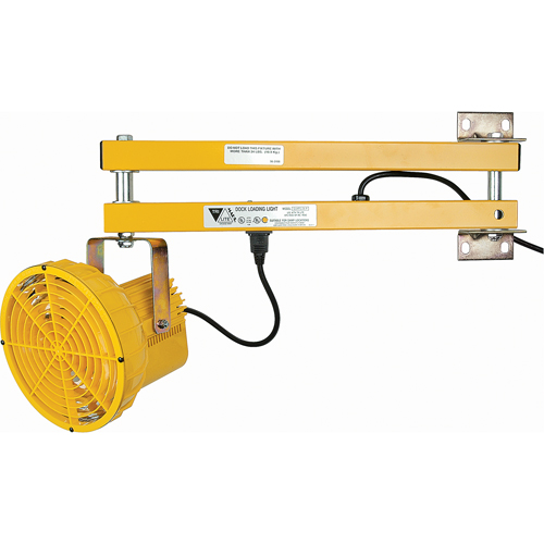 Dock Lights, 24" Arm, 50 W, High Pressure Sodium Lamp, Polycarbonate Seaboard Timber Mart