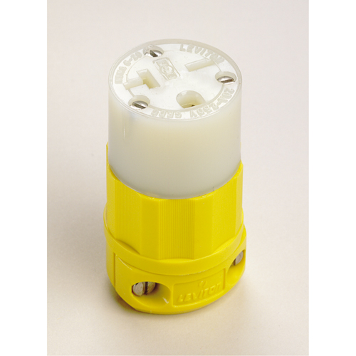 Connecteur de broches droites mis &agrave; la terre &agrave; deux bornes et trois fils, 5-20P, Nylon Seaboard Timber Mart