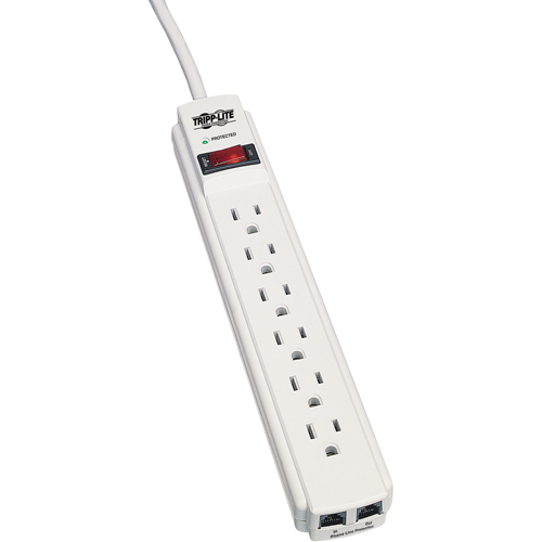 Protect-It Surge Suppressors, 6 Outlets, 720 J, 1800 W, 4' Cord Seaboard Timber Mart