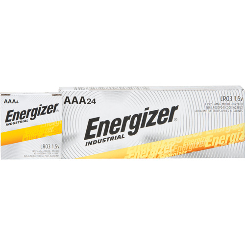 Alkaline Industrial Batteries, AAA, 1.5 V Seaboard Timber Mart