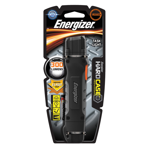Hard Case&reg; Task Flashlight, LED, 300 Lumens, AA Batteries Seaboard Timber Mart