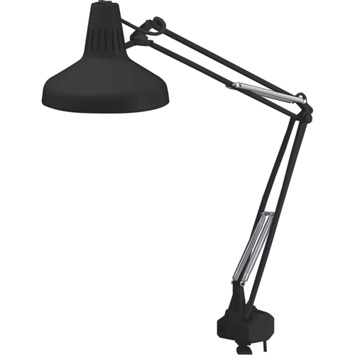 LAMPES DE TRAVAIL COMBIN&eacute;ES ROBUSTES, 22/60 W, Fluorescent/Incandescente, Col 45", Noir Seaboard Timber Mart