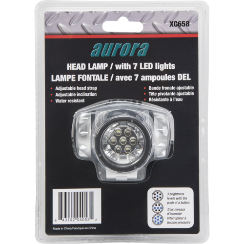 Headlamp, LED, 28 Lumens, 20 Hrs. Run Time, AAA Batteries Seaboard Timber Mart