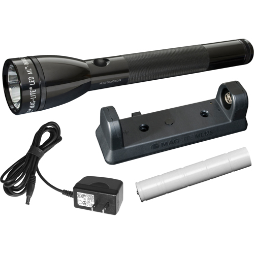 ML125 Flashlight, LED, 186 Lumens, Rechargeable Batteries Seaboard Timber Mart