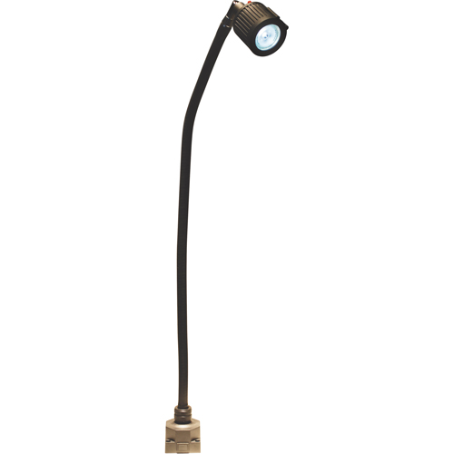 Lampe &agrave; col-de-cygne &agrave; flux &eacute;lev&eacute; de la s&eacute;rie LS, 5 W, DEL, Col 27", Noir Seaboard Timber Mart