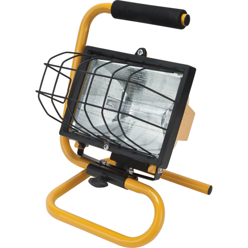 Projecteur portatif, Halog&egrave;ne, 500 W, 8000 lumens, Boîtier en Acier Seaboard Timber Mart