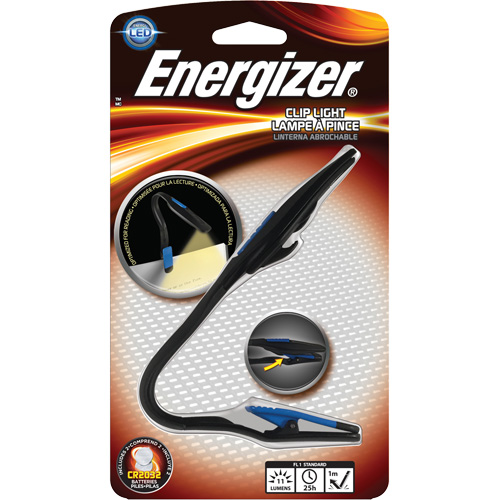 Lampe &agrave; pince, DEL, 11 lumens, Piles CR2032 Seaboard Timber Mart
