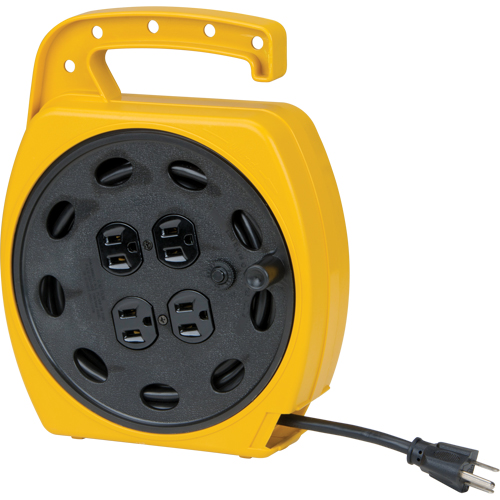 Wind-Up Extension Cord, 25', SJT, 16/3 Gauge, 10 A Seaboard Timber Mart