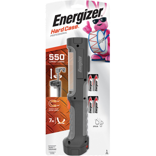 Hard Case&reg; Rugged Work Light, LED, 550 Lumens, AA Batteries Seaboard Timber Mart