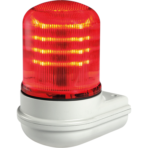 Streamline&reg; Modular Multifunctional LED Beacons, Continuous/Flashing/Rotating, Red Seaboard Timber Mart