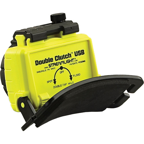 Lampe frontale Double Clutch USB, DEL, 125 lumens, 3,5 hres de fonctionnement, piles Rechargeable Seaboard Timber Mart