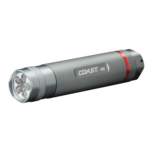 G45 Flashlight, LED, 385 Lumens, AAA Batteries Seaboard Timber Mart