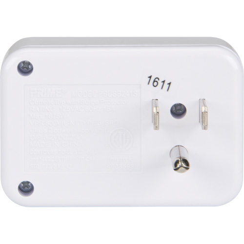 Prime&reg; USB Charger with Surge Protector Seaboard Timber Mart