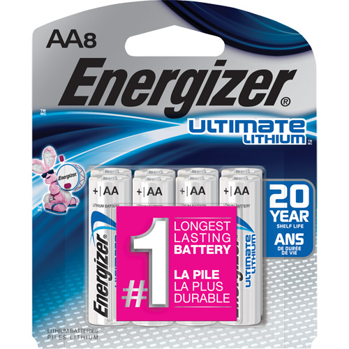 Ultimate Lithium Batteries, AA, 1.5 V Seaboard Timber Mart