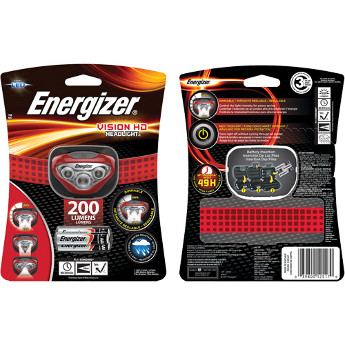 Vision Headlight, LED, 200 Lumens, 8.5 Hrs. Run Time, AAA Batteries Seaboard Timber Mart