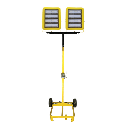 Dual-Head Cart with Winch, LED, 400 W, 60000 Lumens, Aluminum Housing Seaboard Timber Mart