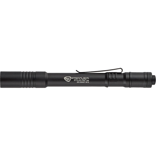 Stylus Pro&reg; USB Pen Light, LED, 350 Lumens, Aluminum Body, Rechargeable Batteries, Included Seaboard Timber Mart