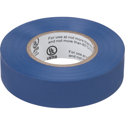 Electrical Tape, 19 mm (3/4") x 18 M (60'), Blue, 7 mils Seaboard Timber Mart