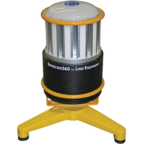 Beacon360 GO Portable Work Light with Floor Stand, LED, 45 W, 6000 Lumens, Aluminum Housing Seaboard Timber Mart