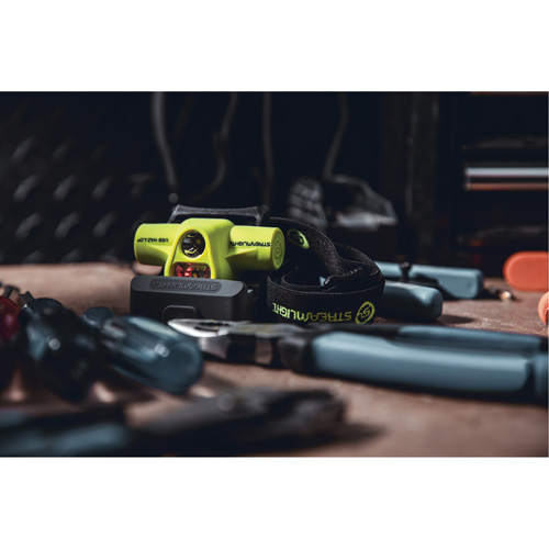 Lampe frontale &agrave; s&eacute;curit&eacute; intrins&egrave;que HAZ-LO USB, DEL, 250 lumens, 7 hres de fonctionnement, piles Rechargeable Seaboard Timber Mart