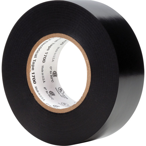 Ruban isolant en vinyle 1700 Temflex, 25,4 mm (1") x 20,1 m (66'), Noir, 7 mils Seaboard Timber Mart