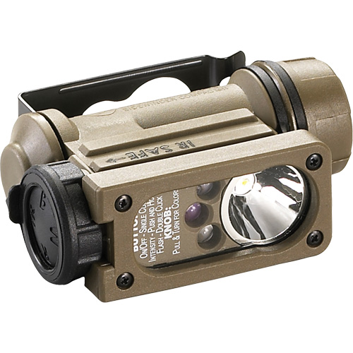 Lampe mains libres Sidewinder Compact II, mod&egrave;le militaire, DEL, 55 lumens, 6 hres de fonctionnement, piles AA Seaboard Timber Mart