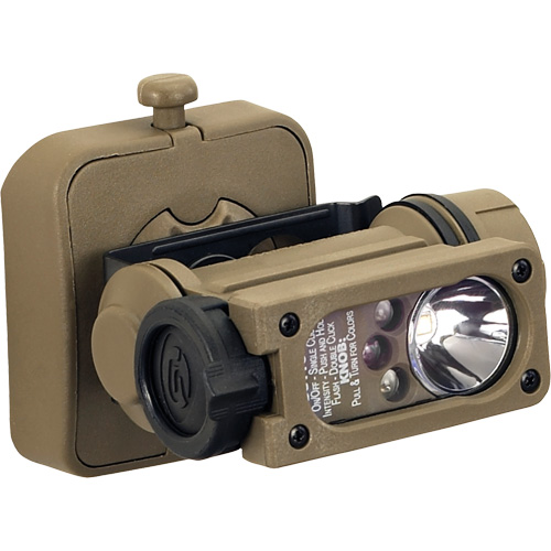 Lampe mains libres Sidewinder Compact II, mod&egrave;le militaire, DEL, 55 lumens, 6 hres de fonctionnement, piles AA Seaboard Timber Mart