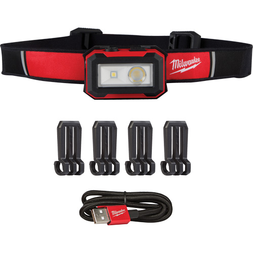 Magnetic Headlamp & Task Light, LED, 450 Lumens, 2.5 Hrs. Run Time, Rechargeable Batteries Seaboard Timber Mart
