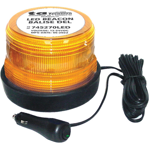 Junior Low Profile Warning Light, Strobe, Amber Seaboard Timber Mart