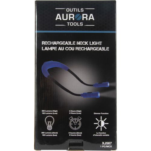 Lampe de travail, Lampe tour de cou, Rechargeable, 300 lumens Seaboard Timber Mart