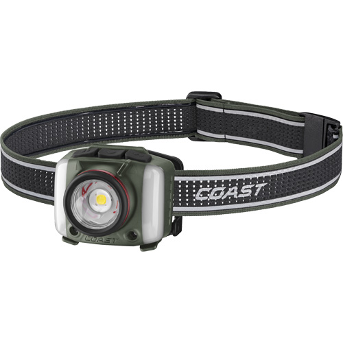 FL97R Tri-Colour Headlamp with Twist Focus & Voice Activation, LED, 830 Lumens, 2 Hrs. Run Time, Rechargeable Batteries Seaboard Timber Mart
