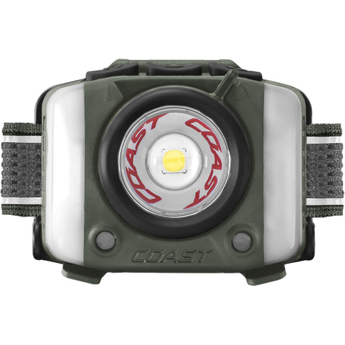 FL97R Tri-Colour Headlamp with Twist Focus & Voice Activation, LED, 830 Lumens, 2 Hrs. Run Time, Rechargeable Batteries Seaboard Timber Mart