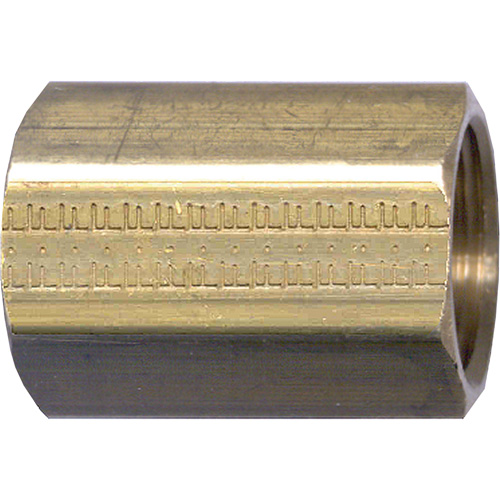 Pipe Coupling, Brass, 3/8" Seaboard Timber Mart