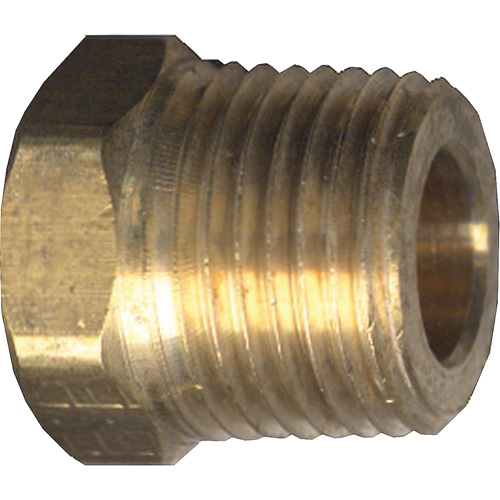 Hex Head Cored Plug, Pipe, 1/4" Dia., Brass Seaboard Timber Mart