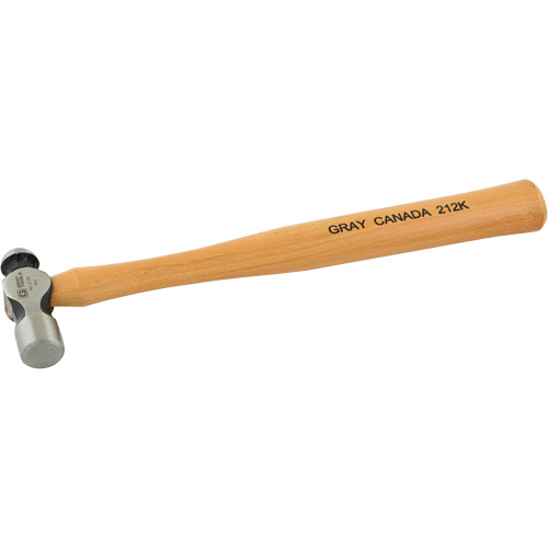 Ball Pein Hammer, 4 oz. Head Weight, Plain Face, Wood Handle Seaboard Timber Mart