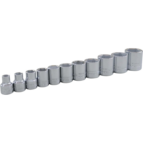 Jeu de douilles SAE, 11 Mcx, Prise de 3/8" Seaboard Timber Mart
