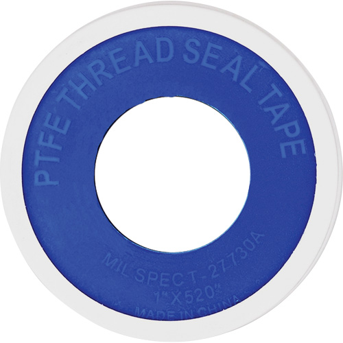 PTFE Thread Tape, 520" L x 1" W, White Seaboard Timber Mart