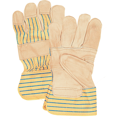 Fitters Patch Palm Gloves, X-Large, Grain Cowhide Palm, Cotton Inner Lining Seaboard Timber Mart