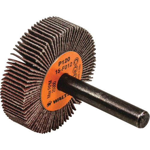 Coolcut Flap Wheel, Aluminum Oxide, 120 Grit, 1-1/2" x 3/8" x 1/4" Seaboard Timber Mart