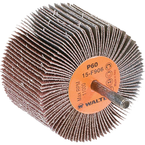 Flap Wheels-Coolcut Flap Wheels, Aluminum Oxide, 60 Grit, 3" x 2" x 1/4" Seaboard Timber Mart