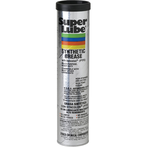 Graisse synth&eacute;tique Super Lube a/PFTE, 400 g, Cartouche Seaboard Timber Mart