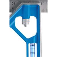 True Blue&reg; Combination Square, 12" L, 1/16" Graduations, Steel, Plain Seaboard Timber Mart