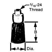 Brosses plates, rondes ou Roto Seaboard Timber Mart