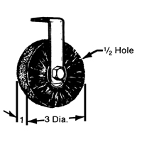 Brosses plates, rondes ou Roto Seaboard Timber Mart