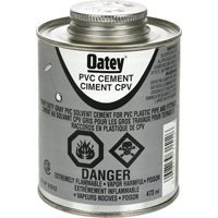 PVC Heavy-Duty Cement, 473 ml, Brush-Top Can, Grey Seaboard Timber Mart