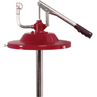 Pompes pour lubrification manuelle - Pompes &agrave; pression d&eacute;bit-volume, Zinc, 1 lb/6 courses, Pour barils de 5 gal. Seaboard Timber Mart