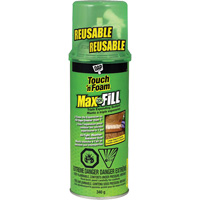 Touch 'n Foam&reg; Max Fill Triple Expanding Sealant, 340 g, Aerosol Can, Cream Seaboard Timber Mart