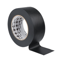 Rubans adh&eacute;sifs en vinyle 3903, 1245 mm (49") la x 46 m (151') lo, 6,5 mils, Noir Seaboard Timber Mart