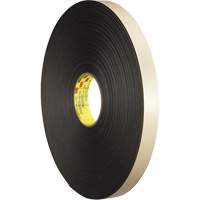 Ruban double face en mousse, 66 m (216') lo x 12,7 mm (1/2") la, 31 mils, Poly&eacute;thyl&egrave;ne Seaboard Timber Mart